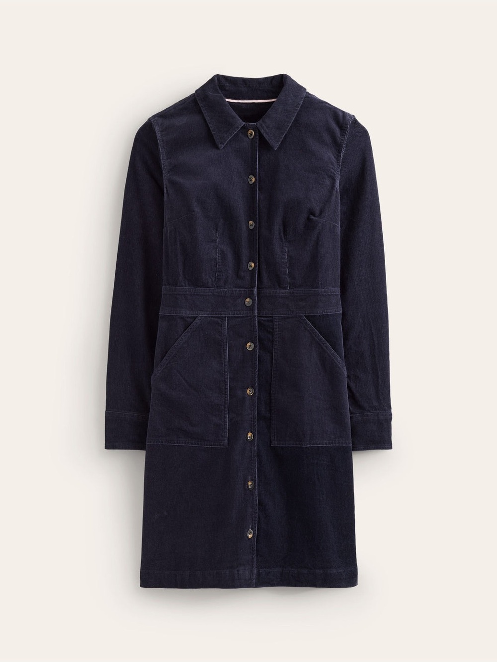 Boden Flora Cord Shirt Dress